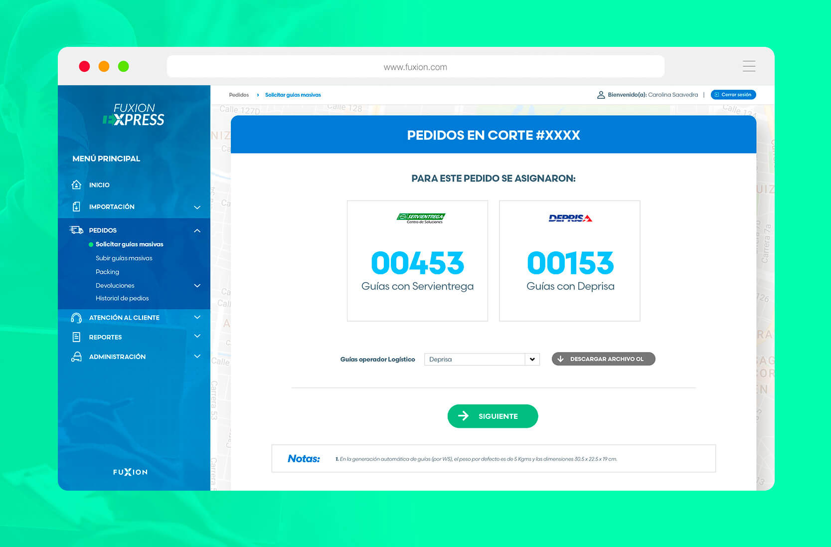 Dashboard Fuxion